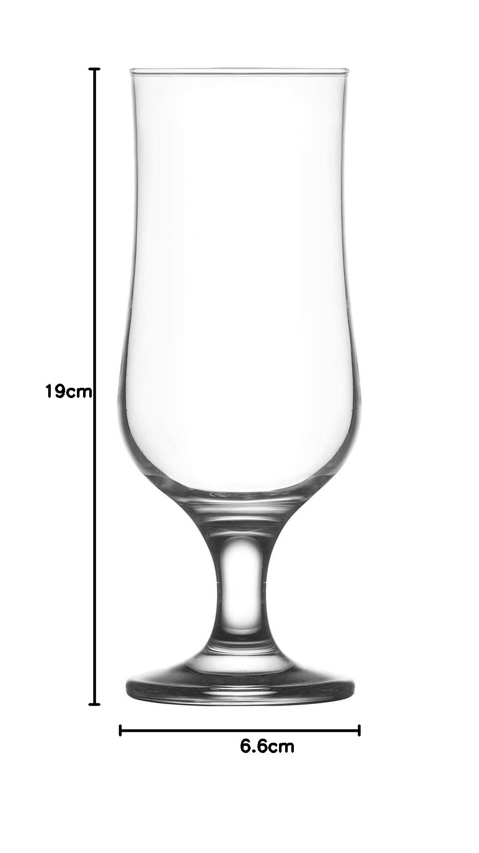 LAV Nevakar Verres à bière Set - Bières Artisanales, Ale et cidre - 385ml - Paquet de 12