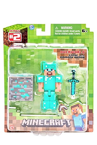 Minecraft Diamond Steve Figure Pack #TOP1
