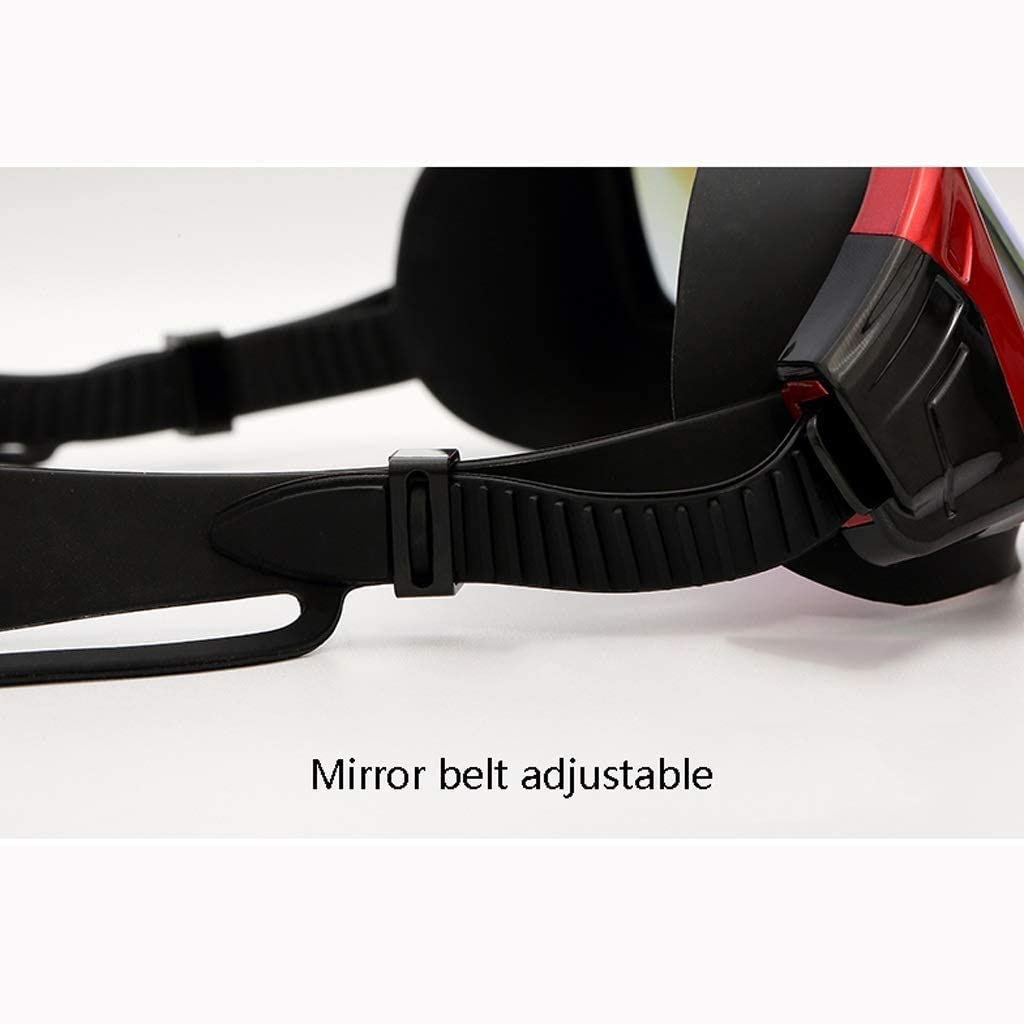 Schwimmbrille, Schwimmbrille, kein Auslaufen, Antibeschlag, UV-Schutz, Schwimmbrille, Triathlon, für Männer, Frauen, Jugendliche, Kinder, Kinder, mit verspiegelten und wasserdichten, UV-Schutz-klare