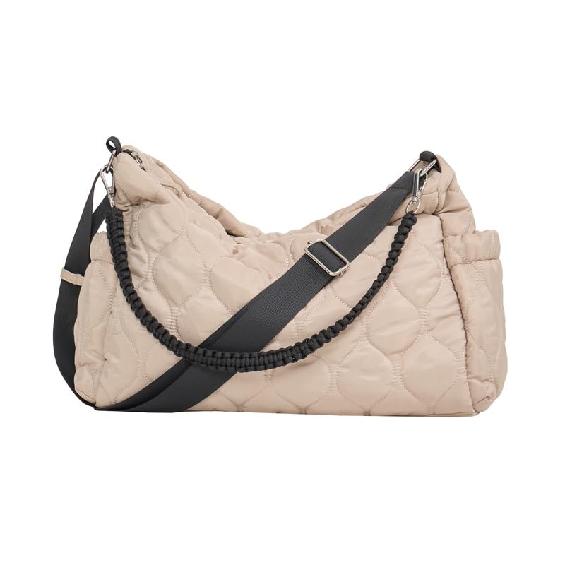 Danskin Women's Shoulder Handbag Purse Quilted Nylon2