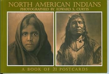 Paperback North American Indians: a Book of 21 Postcards Book