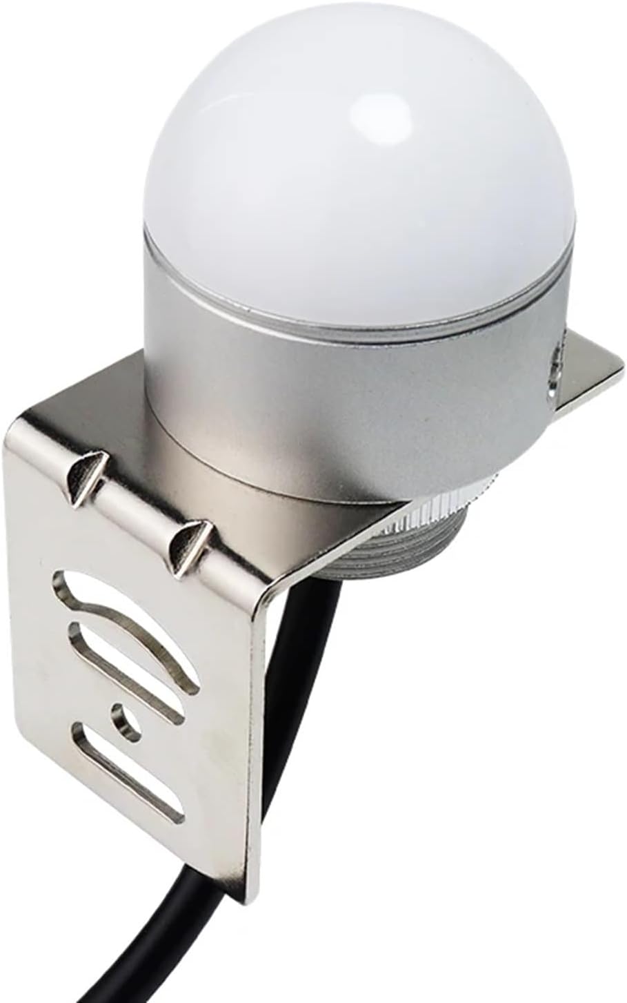 Three-Color Signal Light Metal Waterproof Warning Light with Buzzer 12V 24V red, Green and Yellow can Work Underwater(Flashing Buzzer 12V)