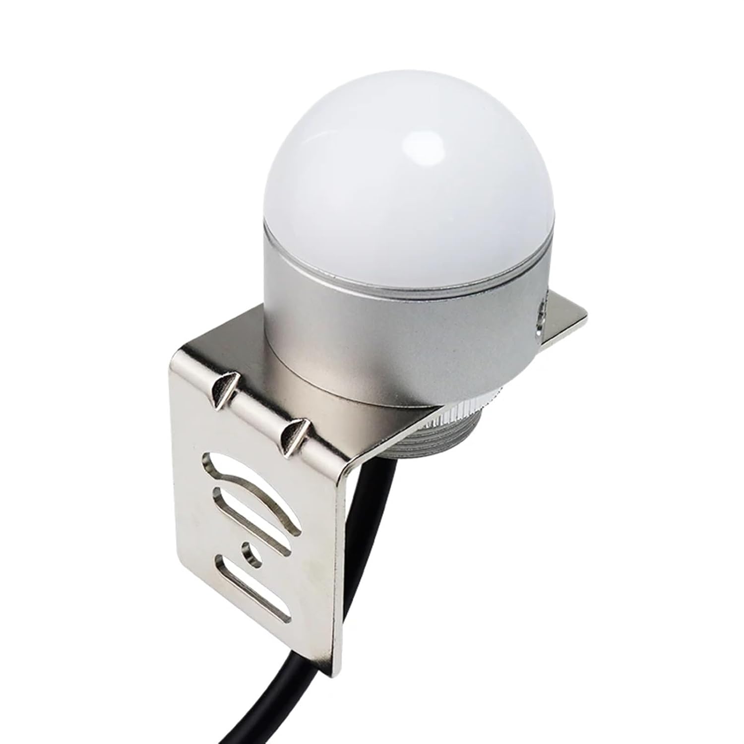 Three-Color Signal Light Metal Waterproof Warning Light with Buzzer 12V 24V red, Green and Yellow can Work Underwater(Flashing Buzzer 24V)