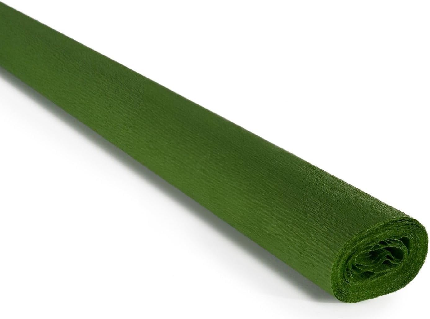 Crepe Paper Roll, Hobby Crepe Paper Streamers for Party Decorations, Multicolor Pack of 1, 60 g(Olive Green(265))