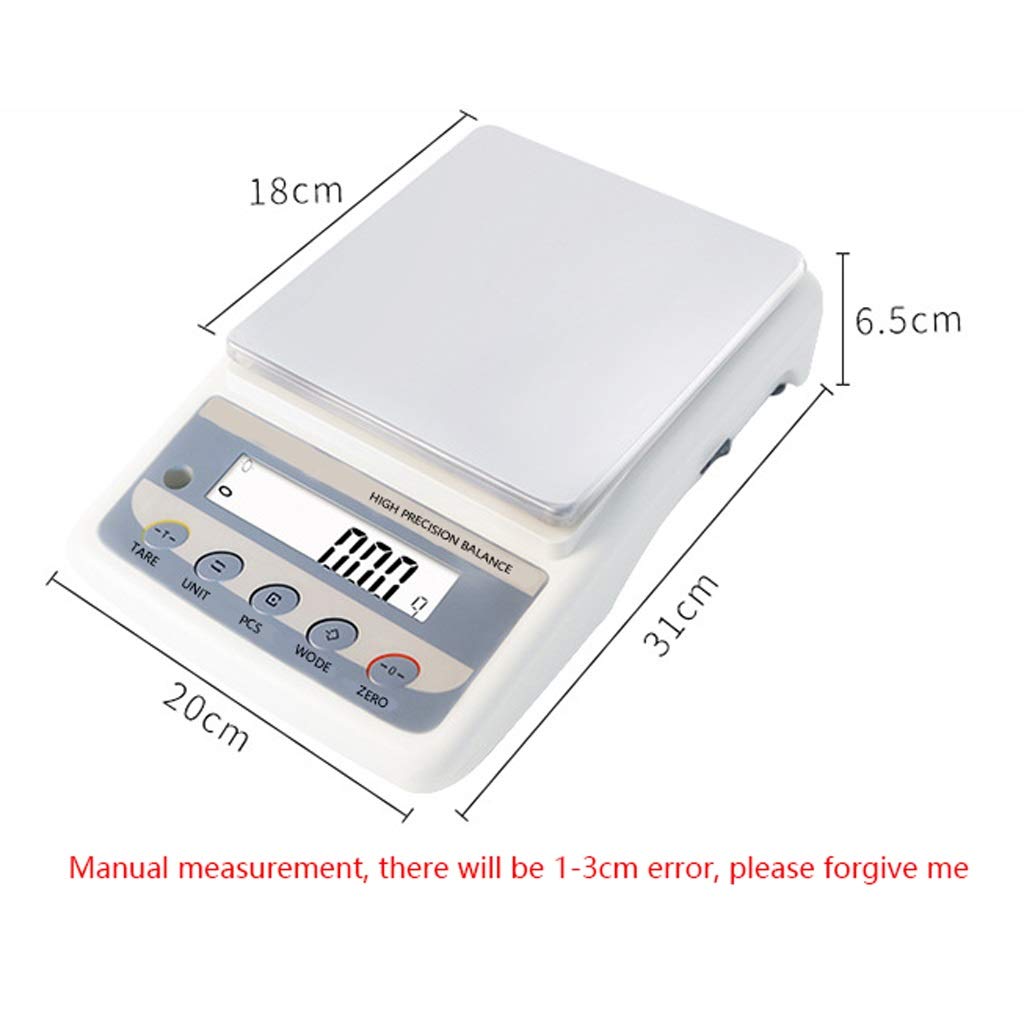 icVantA Balance Laboratory Precision Balance 0.01g Kitchen Scales Suitable for KitchensJewelry StoresLaboratories etc?2000GX0.01G