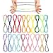 WATINC 20 Pcs Cats Cradle String Game Creative Finger Rainbow Strings Toy Educational Family Hand Games for Kids Innovative Cooperative Fun Games for Boys and Girls 65 Inch 20 Colors