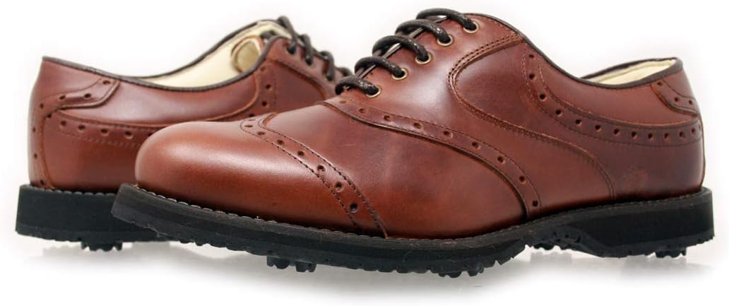 PORTMANN Prime Club Men's Golf Shoes | Premium Leather | Extralight and Flexibility | Pure Drive Tec.