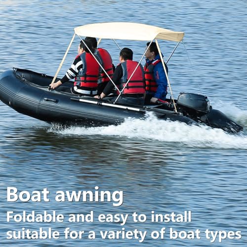 Auvent de bateau pliable contre la chaleur et les intempéries - 4