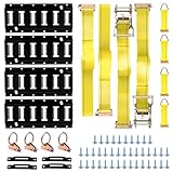 lifgarfe E-Track Tie Down Rail System Kit E Track Accessories E Track System for Trailers,Pickups,Vans,Trucks