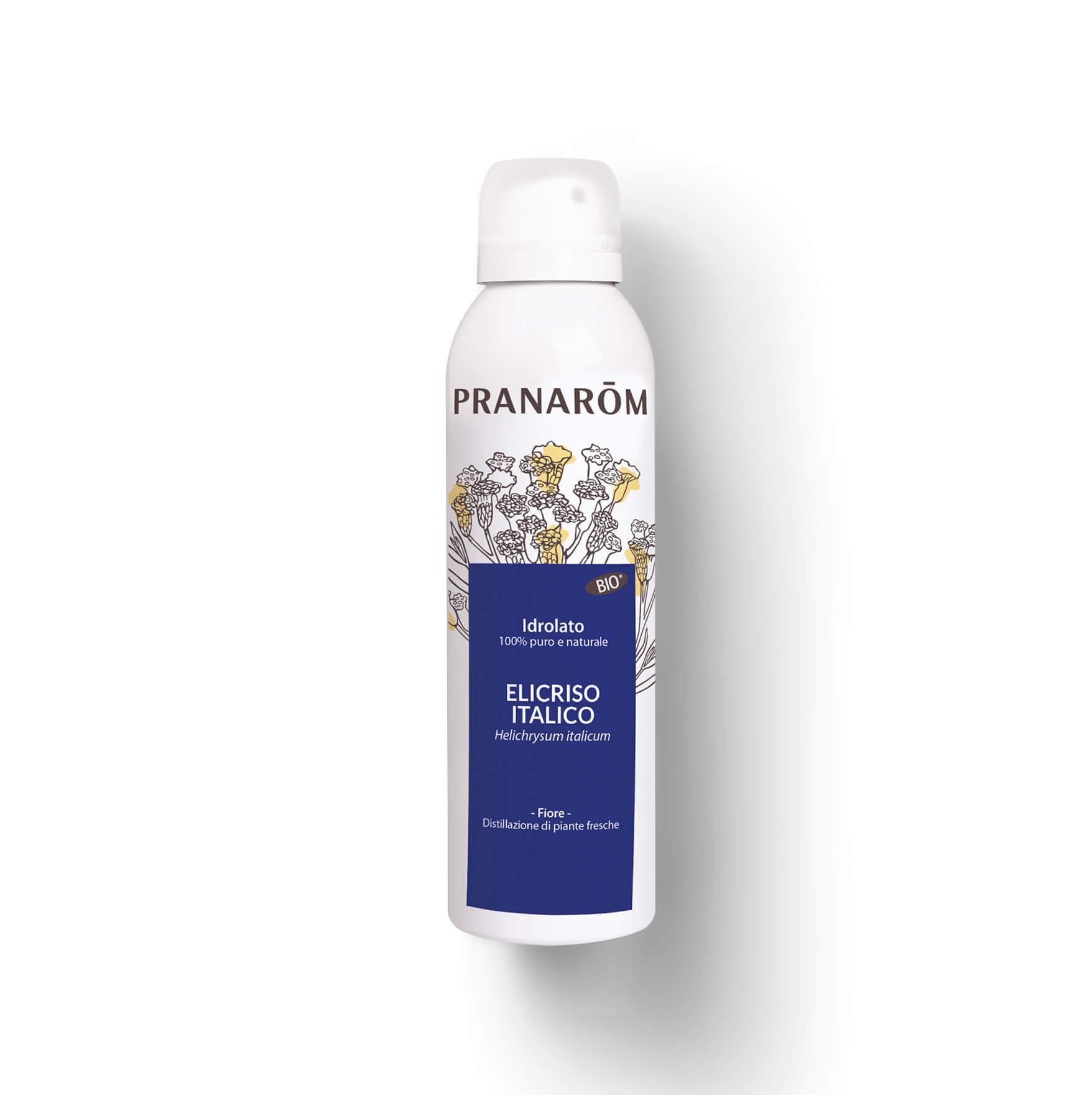 Pranarôm - Hydrolat Immortelle - Tonifiante et Décongestionnante - Eau Florale aux Huiles Essentielles Biologiques - 150 ml