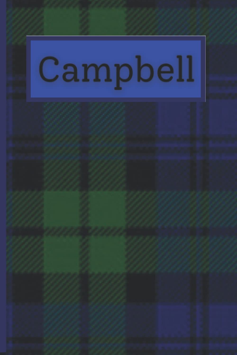Campbell tartan: A5 Scottish Clan note book