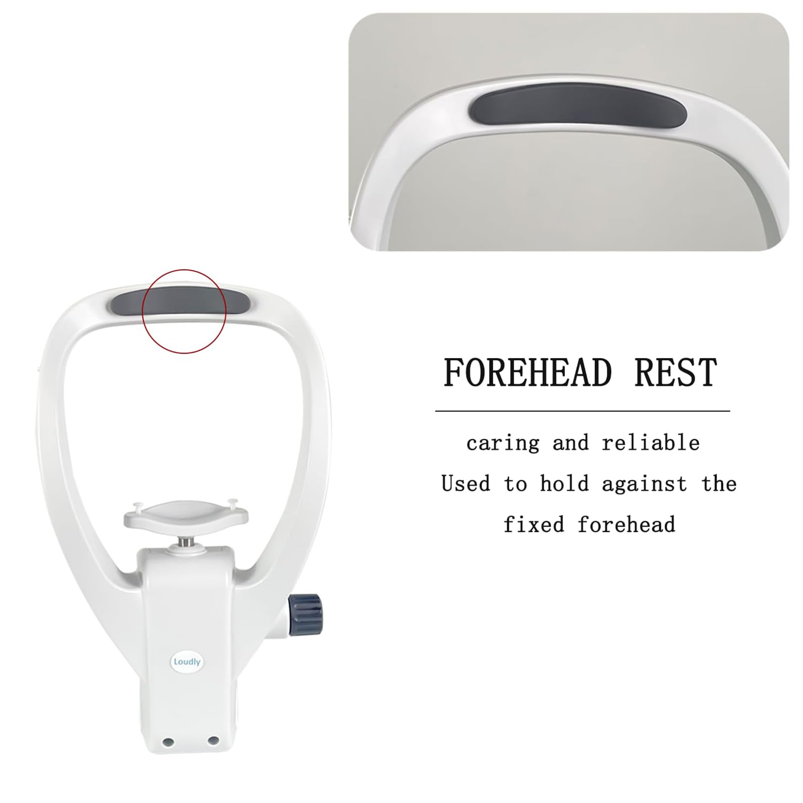 MRKU Supporto per Sollevamento della Fronte con manopola di Regolazione, Set di Supporti per Strumenti ottici, per Centro di Cura della Vista