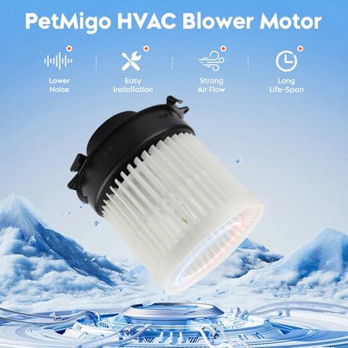 Image of HVAC Heater Blower Motor Fan Fit for 2012-2018 Nissan Versa, 2014-2017 Nissan Versa Note, Replace 700285, Air Automotive Replacement