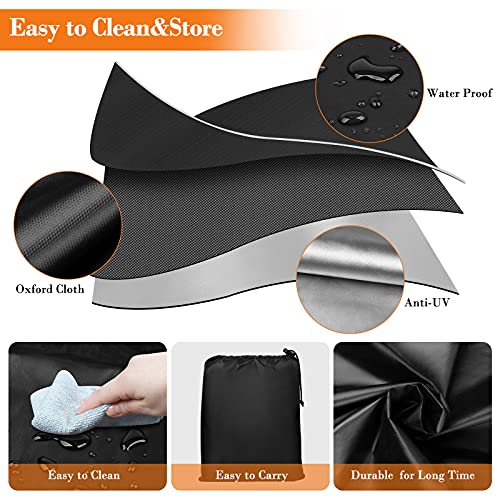 image for Waysse Outdoor Stand-Up Patio Heater Cover, Waterproof Patio Heater Co