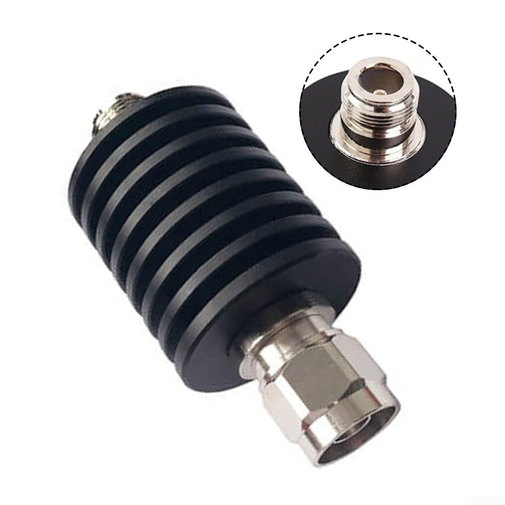 Atenuador tipo N de 25 W, 50 ohmios DC-3GHz 5dB fijo, para medición de prueba RF