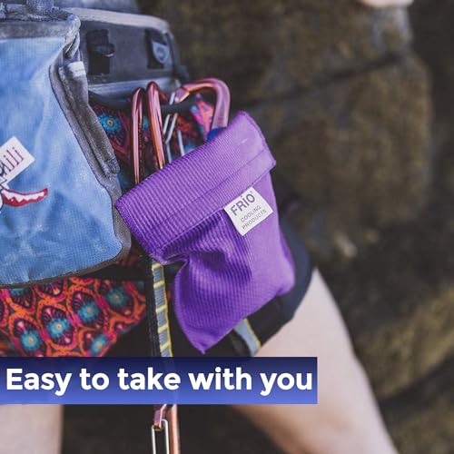 Image of FRIO Extra-Large: Insulin Cooling Travel Wallet (Purple) for Diabetics Made in United Kingdom - No icepacks, Ever Again!