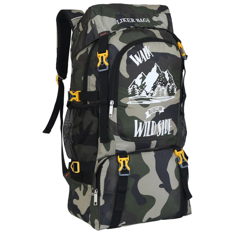 Image of 65 L TRACKING HIKING TRAVEL BAG PACK RUCKSACK HIKING WATERPROOF OUTDOOR BAG