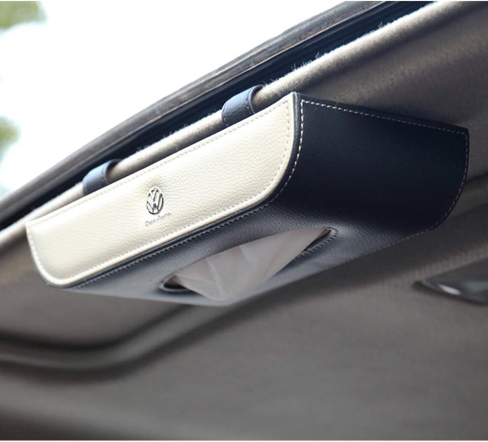 フォルクスワーゲン 車用 ティッシュケース 車載 ティッシュカバー 吊り下げ 車 ティッシュボックス くるま用 ロゴ入り 革 Puレザー サンバイザー ティッシュホルダー 高級 ステッチ刺繍 便利 車用品 車内収納 インテリア 高い質感 ブラック ベージュ Cafelex At フォルクスワーゲン 車用 ティッシュケース 車載 ティッシュカバー 吊り下げ 車 ティッシュボックス くるま用 ロゴ入り 革 Puレザー サンバイザー ティッシュホルダー 高級 ステッチ刺繍 便利 車用品 車内収納 インテリア 高い質感 ブラック ベージュ Cafelex At