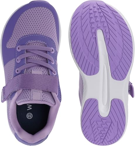Image of WHITIN Kids Wide Toe Box Running Shoes Zero Drop Sole S8K2 | Breathable Mesh Upper, Soft Flexible Feel, School Sports, Playground Adventures, Active Play