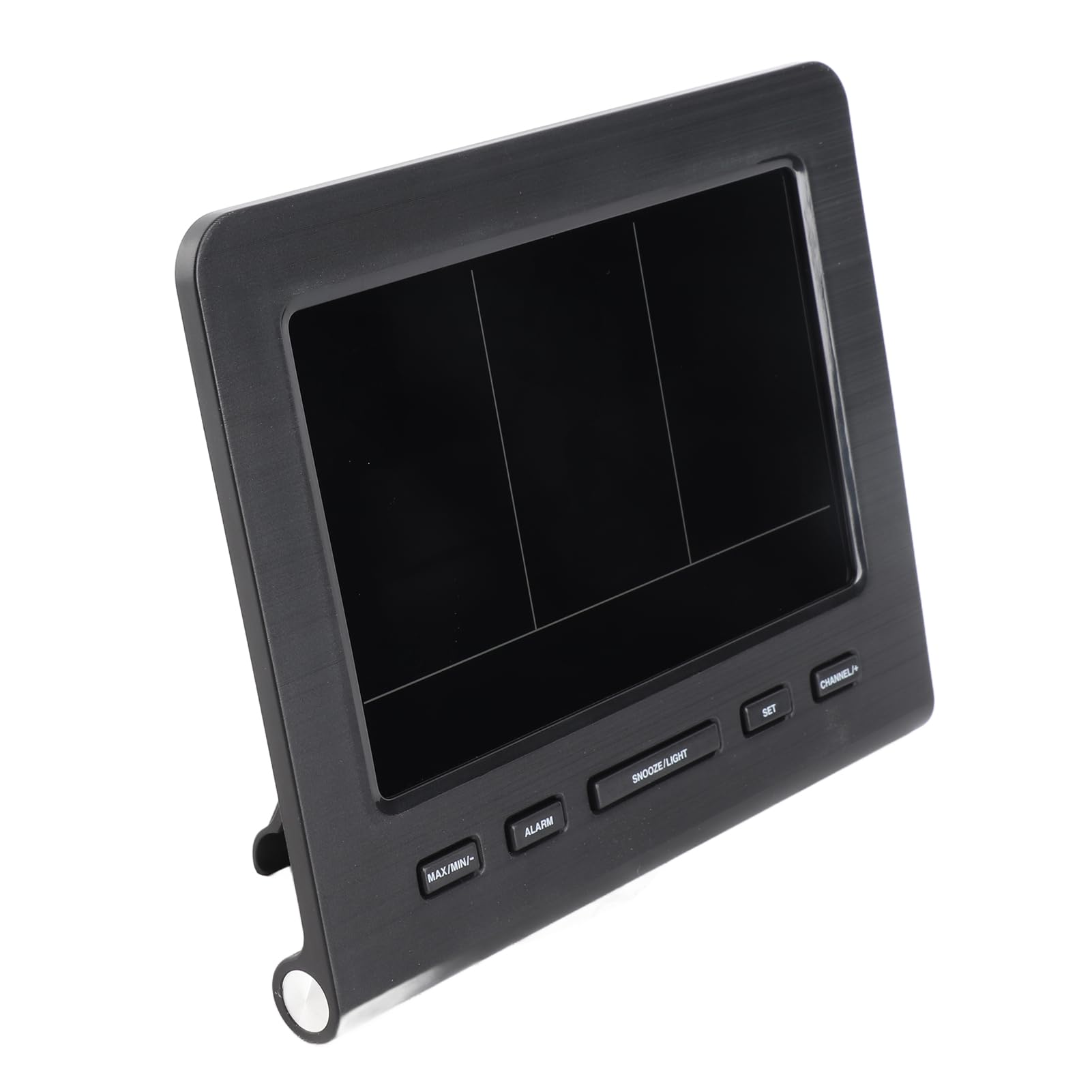 Bezprzewodowa stacja pogodowa z czujnikiem zewnętrznym i kolorowym wyświetlaczem LCD, mierzy temperaturę, wilgotność, ciśnienie powietrza, prędkość wiatru, opady deszczu i fazę
