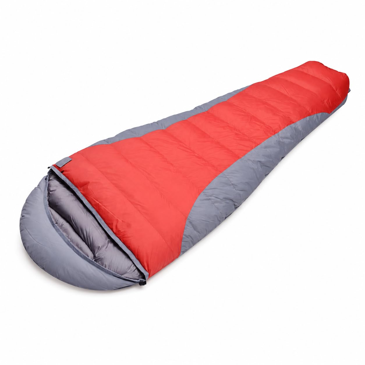 Outdoor Isolante Biancheria Sacco a Pelo Materassino Imbottito Chiusura Cerniera Nylon Poliestere d'Anatra Adatto per Escursioni -nic Viaggi