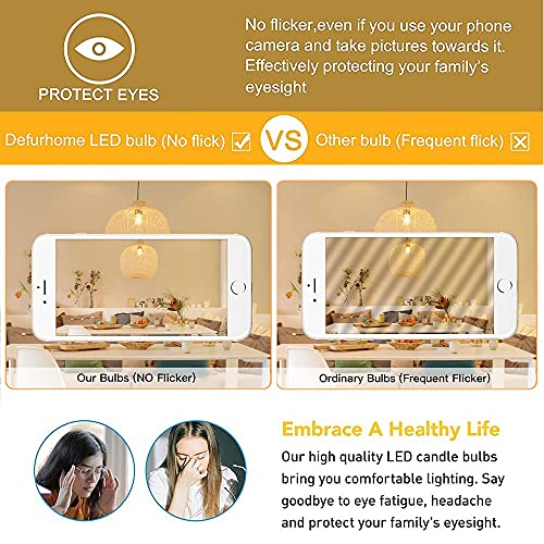 T10 Led Bulb,Dimmable 8W Led Tubular Bulbs, 75-100 Watt Incandescent Bulb Equivalent, 3000K Soft White, Clear Glass, E26 Base Lamp Bulb, For Cabinet Display Cabinet Etc,6 Pack. (Soft White) #TOP3