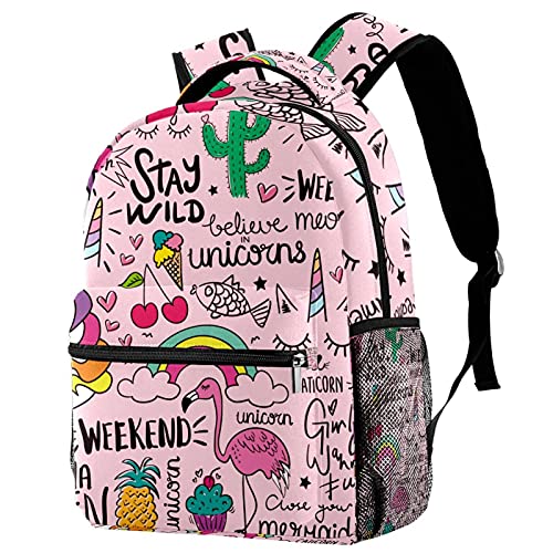 Sac d'école léger licorne fini le mal de dos avec ce grand sac d'ordinateur fille