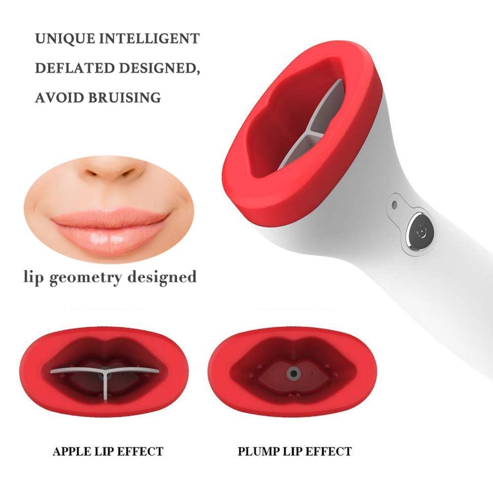 Lips Enhancer Lip Pump Plumper Lèvres électriques Agrandir Pompe à lèvres Sexy Enhancer pour lèvres Plus pulpeuse