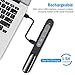 DinoFire Wireless Presenter Remote with Air Mouse, RF 2.4GZ USB Rechargeable Presentation Clicker and Pointer Powerpoint PPT Slide Clicker for Laptop/Computer/MAC