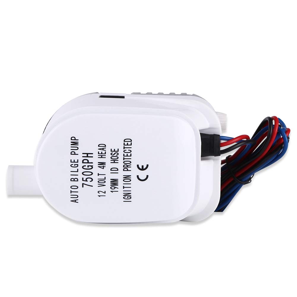 12V Pompa di sentina, 750GPH Pompa di sentina automatica Pompa di sentina automatica per barche yacht acqua di sentina yacht RV Fishing marine