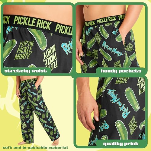 RICK AND MORTY Mens Pyjama Bottoms - Nightwear PJs for Men and Teenagers S-3XL Lounge Wear Trousers - Gifts for Him4