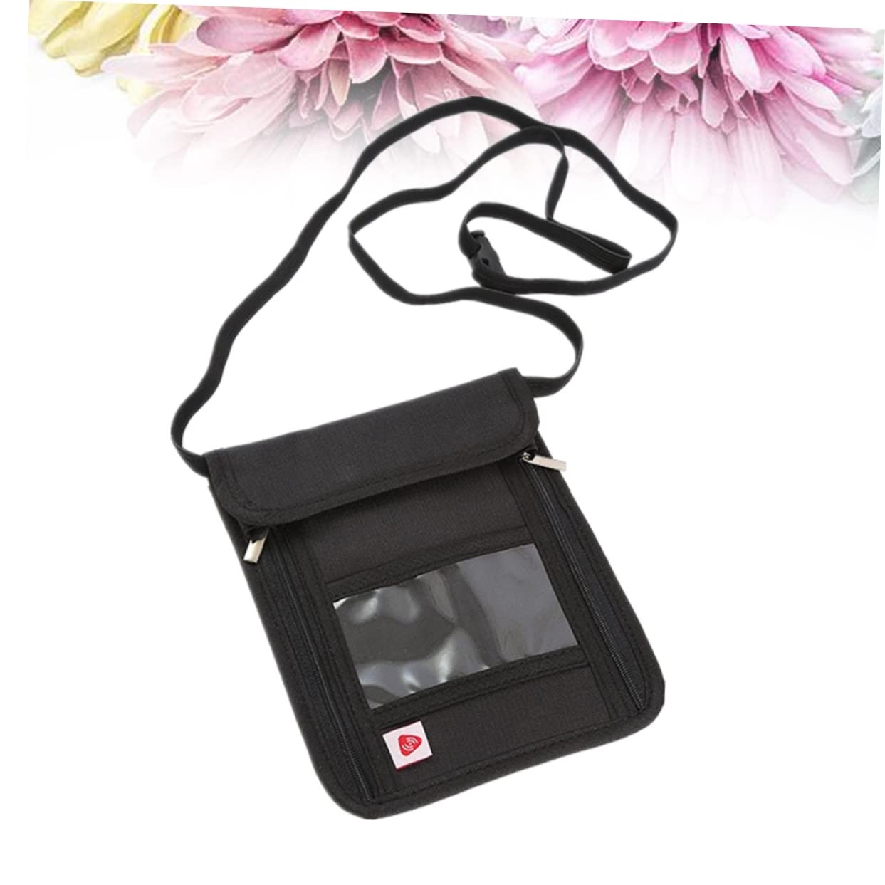 3piezas Billetera De Viaje Multifuncional RFID para Pasaporte y Documentos Portador De Cuello Negro para Organizar Dinero y Entradas