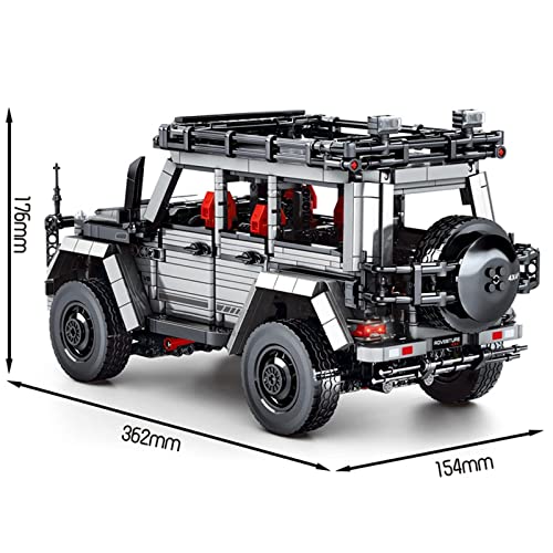 Wanjun Technik Auto Buggy G63 Bausatz, 1852 Teile SUV Touring, Kompatibel Mit Lego Technic Dynamic Edition – Bild 6