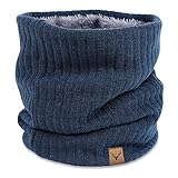 NEOLA Winter Halsschlauch Herren Damen, Loop Schal Schlauchschal Winter Ski Halsschlauch Halswärmer Fleece Halstuch Warm Dick Gesichtsschal Loopschal für Männer Frauen Sport Motorrad Fahrrad