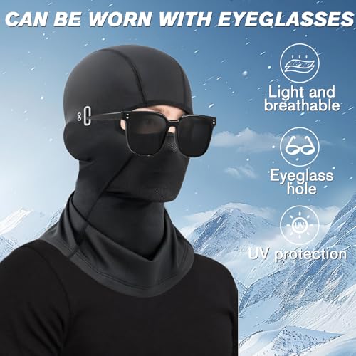 2 peças de máscara de esqui balaclava para homens, Under Armour Skimask para mulheres, balaclava pre