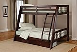 Hillsdale Furniture Rockdale Bunk Bed, Twin over Full, Espresso