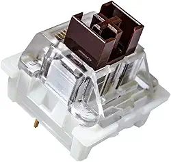 Interruptores OUTEMU (Gaote) Marrons, Interruptores Táteis Substituíveis de 3 Pinos DIY e Interruptores Equivalentes a Cherry MX para Teclado de Jogos RGB Mecânico (20 PCS) ... (Marrom)