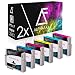 Produktbild 12 Tintenpatronen kompatibel für Epson Stylus Photo 1400 1500W P50 PX-650 660 700 710 W 720 730 WD 800 810 FW 820 830 FWD - C13 T0791 T0792 T0793 T0794 T0795 T0796 4010 je 15ml