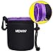 Produktbild MENGS® S Größe Flocking aus Wasserdicht Neopren Objektivtasche Tasche mit Gürtelschlaufe und Haken für DSLR oder Digital Kamera