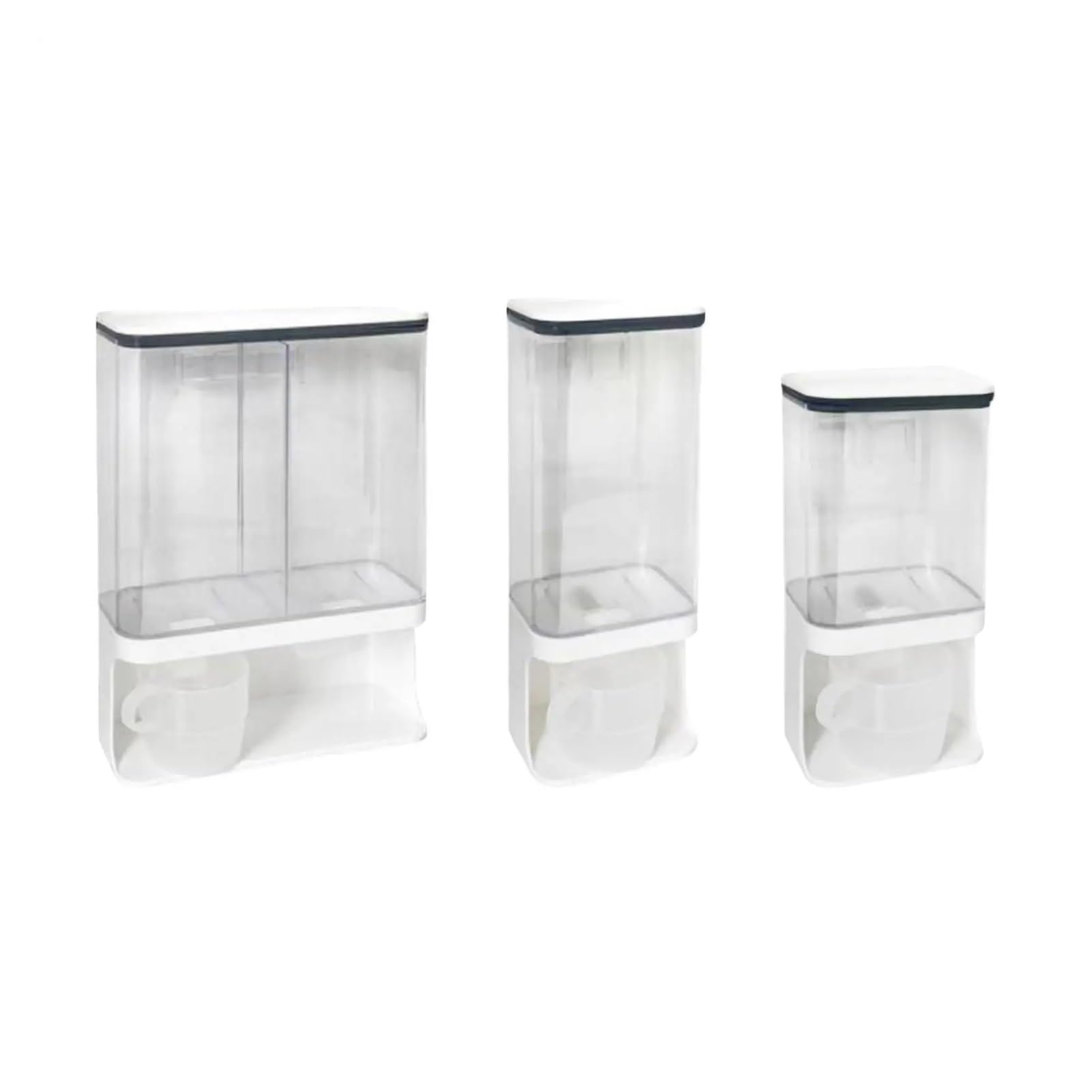 Waschpulverbox, Waschmittelspender, Vorratsdose, Waschpulverspender for Wäsche, Wohnheim, Hotel, Wohnaccessoires(31cmx24.5cmx9.5cm)