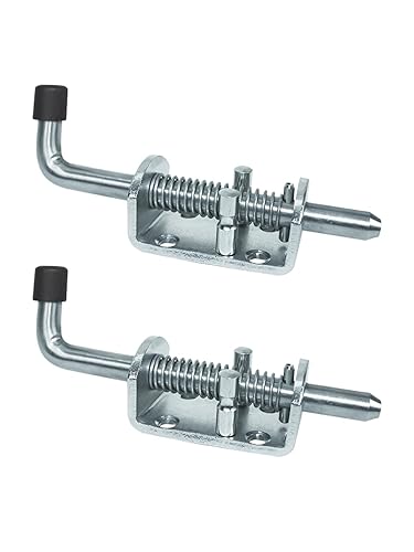 Spring Loaded Gate Latch Pin Barrel Bolt 6in x 1/2in