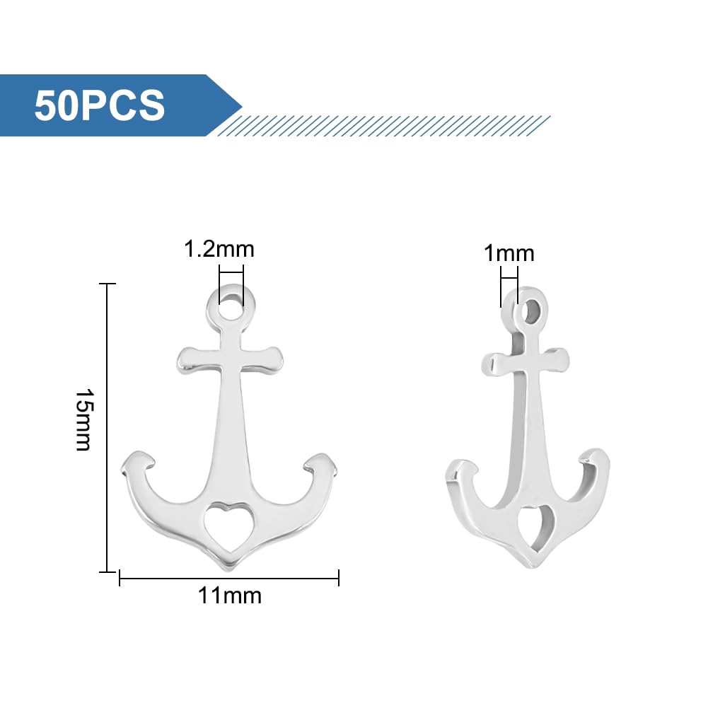 Collier D'ancre Nautique En Acier Inoxydable Pour Homme, Pendentif