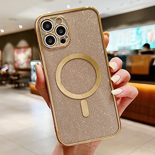 Coque de charge sans fil magnétique scintillante pour votre iPhone 8