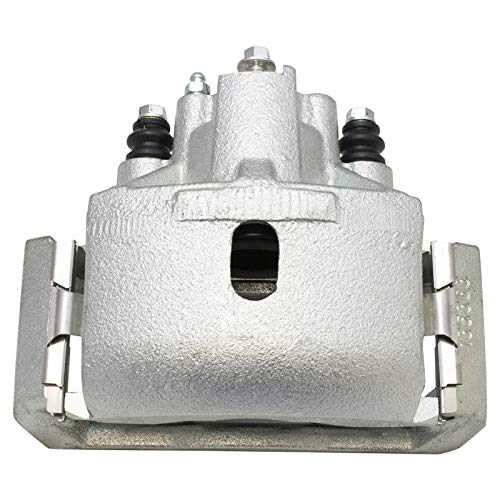 Image of TRQ Front and Rear Brake Caliper Set Zinc Coated Brackets Compatible with 2006-2008 Dodge Ram 1500