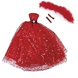 Un elegante vestido de boda para su muñeca.