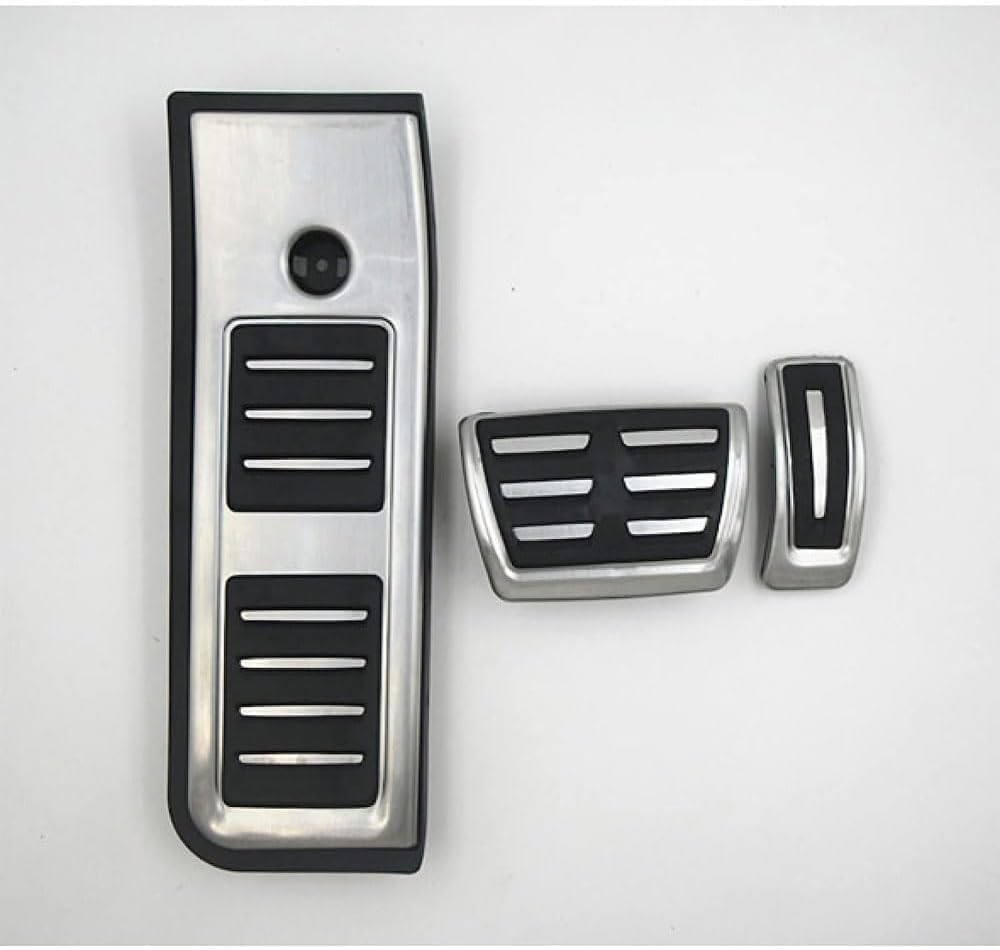 Car Pedals for Au-di A6 C8 2019 2020 Car Throttle Brake Clutch Pedal Pedals Cover Car Foot Pedals, Non-slip Pedal Pads