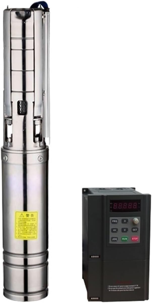 6.8T 160m AC/DC solar water pump for irrigation permanent magnet synchronous motor solar powered fish pond