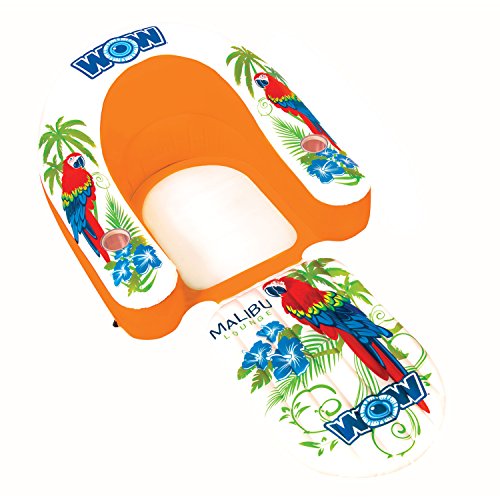 WOW World of Watersports, 14-2070, Malibu Lounge Chair, Inflatable, Floating, Ergonomic Head