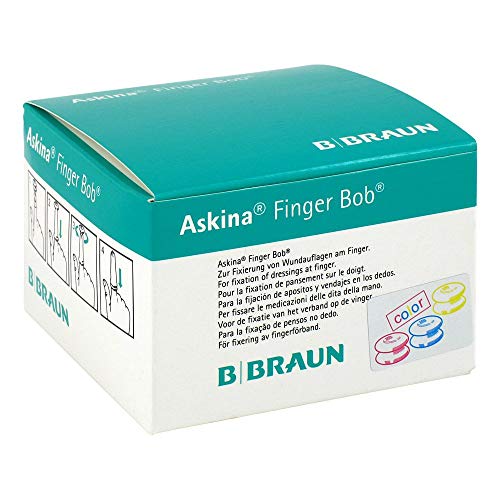 Askina Finger couleur bande Bob Fingerfixierbinde flexible sans adhésif