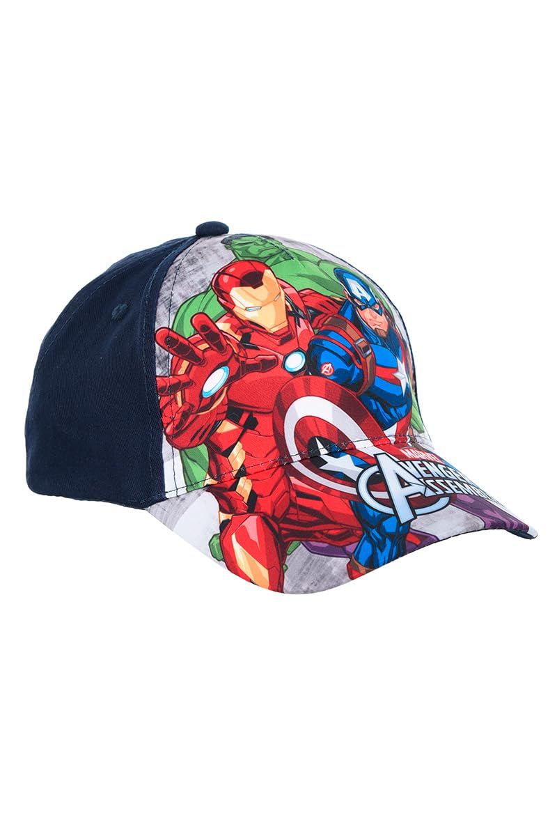 Sun City Girls Avengers Navy Hat Visor Cap Child Disney Marvel Minnie Mouse Frozen Spiderman Avengers Paw Patrol Baseball Cap Hats Years Hats Boy Accessories, Avengers Red, 32 W/32 L